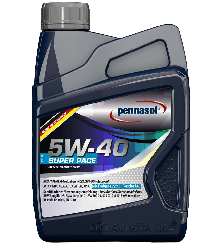 Моторное масло Pennasol Super Pace 5W-40, 1л